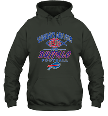 Sundays Are For Jesus and Buffalo Funny Christian Football 1 Hooded Sweatshirt Hooded Sweatshirt - belovedtshirt
