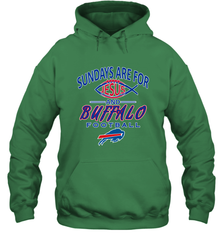 Sundays Are For Jesus and Buffalo Funny Christian Football 1 Hooded Sweatshirt Hooded Sweatshirt - belovedtshirt