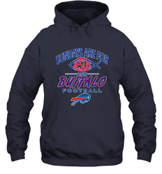 Sundays Are For Jesus and Buffalo Funny Christian Football 1 Hooded Sweatshirt