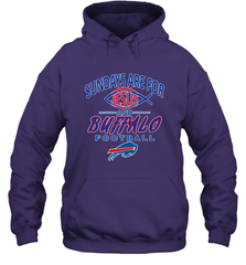 Sundays Are For Jesus and Buffalo Funny Christian Football 1 Hooded Sweatshirt Hooded Sweatshirt - belovedtshirt