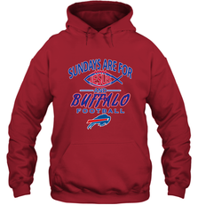 Sundays Are For Jesus and Buffalo Funny Christian Football 1 Hooded Sweatshirt Hooded Sweatshirt - belovedtshirt