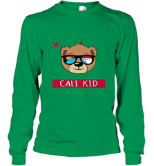 Boys California Bear _ Cali Kid Surf Long Sleeve T-Shirt Long Sleeve T-Shirt - belovedtshirt