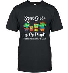 2nd Grade is on point, 1st day of school cactus teacher gift Men's T-Shirt Men's T-Shirt - belovedtshirt