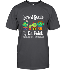 2nd Grade is on point, 1st day of school cactus teacher gift Men's T-Shirt Men's T-Shirt - belovedtshirt