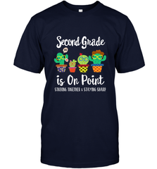 2nd Grade is on point, 1st day of school cactus teacher gift Men's T-Shirt Men's T-Shirt - belovedtshirt