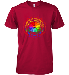 Rainbow Black Lives Matter Science LGBT Pride Flower Men's Premium T-Shirt Men's Premium T-Shirt - belovedtshirt