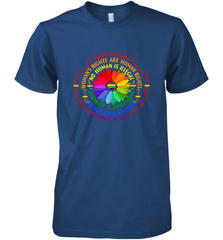 Rainbow Black Lives Matter Science LGBT Pride Flower Men's Premium T-Shirt Men's Premium T-Shirt - belovedtshirt