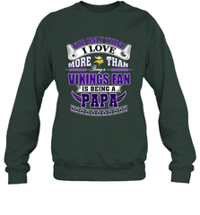 NFL The Only Thing I Love More Than Being A Minnesota Vikings Fan Is Being A Papa Football Crewneck Sweatshirt Crewneck Sweatshirt - belovedtshirt