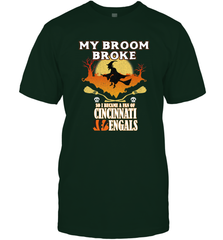Broom Broke So I Became A fan of Cincinnati Bengals Halloween Costume Men's T-Shirt Men's T-Shirt - belovedtshirt