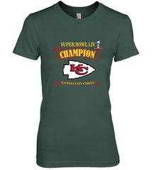 Kansas City Chiefs NFL Pro Line by Fanatics Super Bowl LIV Champions Women's Premium T-Shirt Women's Premium T-Shirt - belovedtshirt