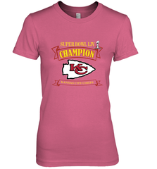 Kansas City Chiefs NFL Pro Line by Fanatics Super Bowl LIV Champions Women's Premium T-Shirt Women's Premium T-Shirt - belovedtshirt