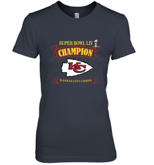 Kansas City Chiefs NFL Pro Line by Fanatics Super Bowl LIV Champions Women's Premium T-Shirt Women's Premium T-Shirt - belovedtshirt