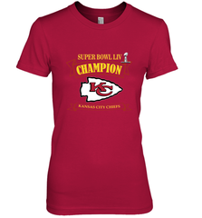 Kansas City Chiefs NFL Pro Line by Fanatics Super Bowl LIV Champions Women's Premium T-Shirt Women's Premium T-Shirt - belovedtshirt