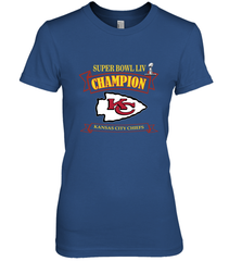Kansas City Chiefs NFL Pro Line by Fanatics Super Bowl LIV Champions Women's Premium T-Shirt Women's Premium T-Shirt - belovedtshirt