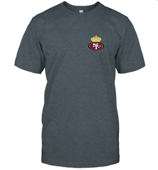 NFL San Francisco 49ers Logo Champion Crorwn Men's T-Shirt Men's T-Shirt - belovedtshirt