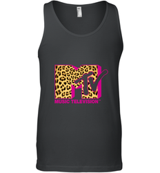 MTV Logo Leopard Print Men's Tank Top