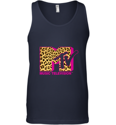 MTV Logo Leopard Print Men's Tank Top