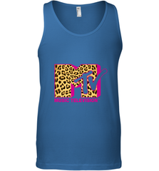MTV Logo Leopard Print Men's Tank Top Men's Tank Top - belovedtshirt