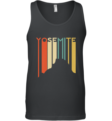 Yosemite National Park Retro Half Dome El Capitan Cali Men's Tank Top Men's Tank Top / Black / XS Men's Tank Top - belovedtshirt