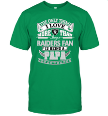 NFL The Only Thing I Love More Than Being A Oakland Raiders Fan Is Being A Papa Football Men's T-Shirt Men's T-Shirt - belovedtshirt