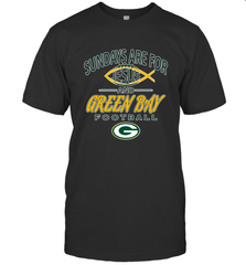 Sundays Are For Jesus and Green Bay Funny Christian Football 1 Men's T-Shirt Men's T-Shirt - belovedtshirt