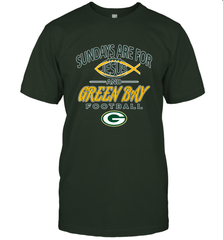 Sundays Are For Jesus and Green Bay Funny Christian Football 1 Men's T-Shirt Men's T-Shirt - belovedtshirt