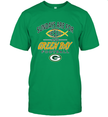 Sundays Are For Jesus and Green Bay Funny Christian Football 1 Men's T-Shirt Men's T-Shirt - belovedtshirt