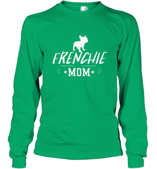 Womens French Bulldog Mom Frenchie Mom T shirt Dog Lover Tees Long Sleeve T-Shirt Long Sleeve T-Shirt - belovedtshirt