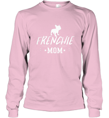 Womens French Bulldog Mom Frenchie Mom T shirt Dog Lover Tees Long Sleeve T-Shirt Long Sleeve T-Shirt - belovedtshirt