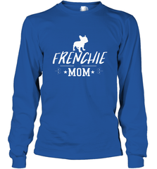 Womens French Bulldog Mom Frenchie Mom T shirt Dog Lover Tees Long Sleeve T-Shirt Long Sleeve T-Shirt - belovedtshirt