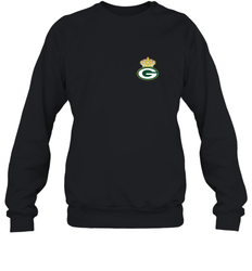 NFL Green Bay Packers Logo Champion Crown 1 Crewneck Sweatshirt