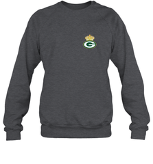 NFL Green Bay Packers Logo Champion Crown 1 Crewneck Sweatshirt Crewneck Sweatshirt - belovedtshirt
