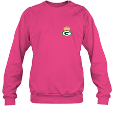 NFL Green Bay Packers Logo Champion Crown 1 Crewneck Sweatshirt Crewneck Sweatshirt - belovedtshirt
