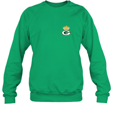 NFL Green Bay Packers Logo Champion Crown 1 Crewneck Sweatshirt Crewneck Sweatshirt - belovedtshirt
