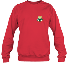 NFL Green Bay Packers Logo Champion Crown 1 Crewneck Sweatshirt Crewneck Sweatshirt - belovedtshirt