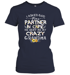Crazy Grandma Partner in Crime design Women's T-Shirt