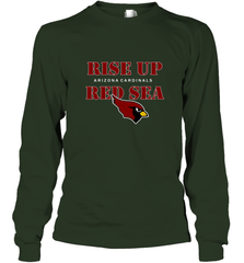 Arizona Cardinals NFL Rise Up Red Sea Long Sleeve T-Shirt Long Sleeve T-Shirt - belovedtshirt