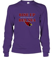 Arizona Cardinals NFL Rise Up Red Sea Long Sleeve T-Shirt Long Sleeve T-Shirt - belovedtshirt