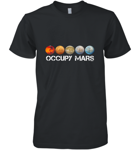 Occupy Mars Terraform Men's Premium T-Shirt Men's Premium T-Shirt / Black / XS Men's Premium T-Shirt - belovedtshirt