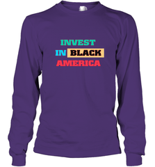 Invest In Black America Long Sleeve T-Shirt Long Sleeve T-Shirt - belovedtshirt