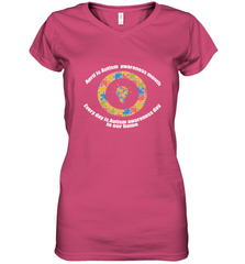 April is autism awareness month , Every day is Autism awareness day in our home AutismT shirt Women's V-Neck T-Shirt Women's V-Neck T-Shirt - belovedtshirt