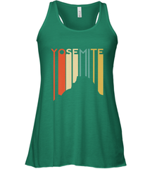 Yosemite National Park Retro Half Dome El Capitan Cali Women's Racerback Tank Women's Racerback Tank - belovedtshirt