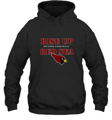 Arizona Cardinals NFL Rise Up Red Sea Hooded Sweatshirt Hooded Sweatshirt - belovedtshirt