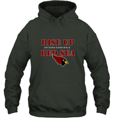 Arizona Cardinals NFL Rise Up Red Sea Hooded Sweatshirt Hooded Sweatshirt - belovedtshirt
