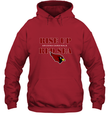 Arizona Cardinals NFL Rise Up Red Sea Hooded Sweatshirt Hooded Sweatshirt - belovedtshirt