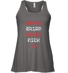 Backstreet Names DNA Tour Women's Racerback Tank Women's Racerback Tank - belovedtshirt