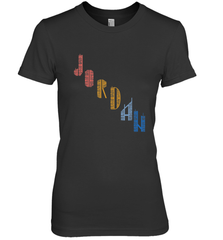 Vintage Jordan t shirt with Skyscarper Jordan Women's Premium T-Shirt Women's Premium T-Shirt - belovedtshirt