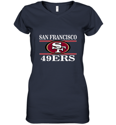 NFL San Francisco 49ers Logo Champion Women's V-Neck T-Shirt