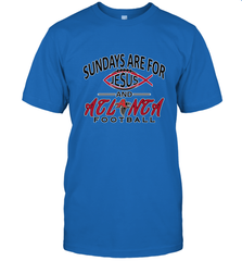 Sundays Are For Jesus and Atlanta Funny Christian Football Men's T-Shirt Men's T-Shirt - belovedtshirt