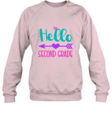 Hello Second Grade 2nd Grade Teachers Students Gift Crewneck Sweatshirt Crewneck Sweatshirt - belovedtshirt